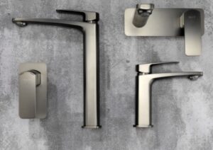 BRAVO-II  Basin Mixer in Gun Metal