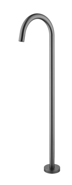 JESS Floor Standing Bath Filler - Gun Metal