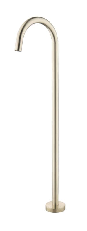 Brass kitchen faucet with a sleek, modern design perfect for contemporary kitchens and bathrooms. Durable, stylish, and easy to install, ideal for home improvement projects.