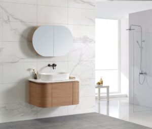 MILAN 900mm Wall Hung Vanity with artificial stone top