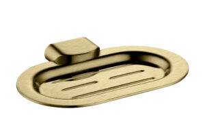 KENZO Soap Dish - Brushed Brass