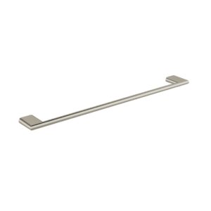KENZO 600mm Single Towel Rail - Brushed Nickel