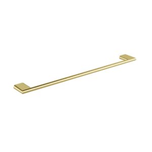 KENZO 600mm Single Towel Rail - Brushed Brass