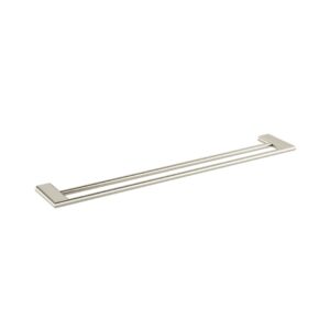 KENZO 750mm Double Towel Rail - Brushed Nickel