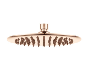 DOCCIA 250mm Round Shower Head - Champagne Copper