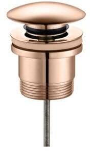 Flush Mount Sink Pop Up Drain – Copper Finish, Durable Bathroom and Kitchen Waste Stopper, Easy to Install for Plumbing & Renovation Projects.