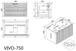 High-quality builders' steel receiver with detailed dimensions for construction projects, ideal for commercial and residential use, available at Builders Warehouse Online.