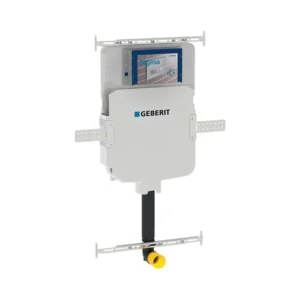 Geberit SIGMA8 in wall toilet cistern with mounting frame and front access panel from Builders Warehouse Online