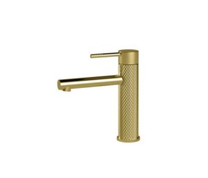 TIARA Basin Mixer - Brushed Brass