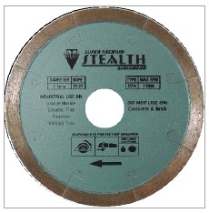 STEALTH - CONTINUOUS RIM BLADES - WET CUT