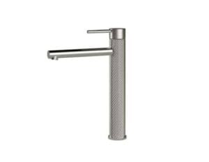 TIARA Tower Mixer – brushed nickel mixer tap modern bathroom tapware