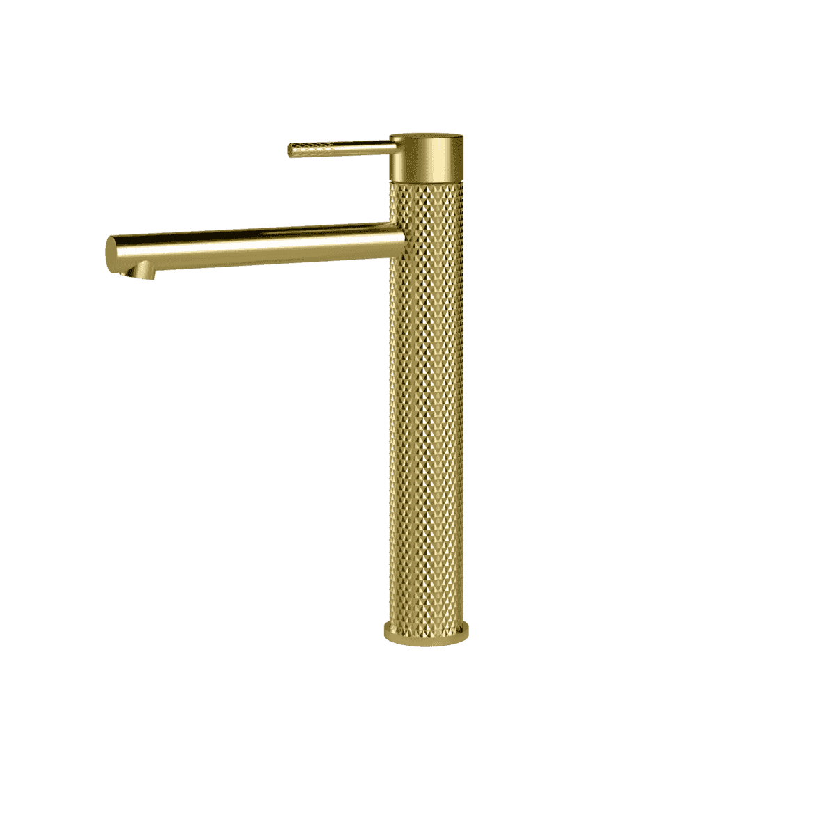 TIARA Tower Mixer in brushed brass – luxury bathroom tapware