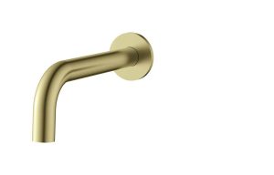 VIVO Curved Spout - Brushed Brass 200mm