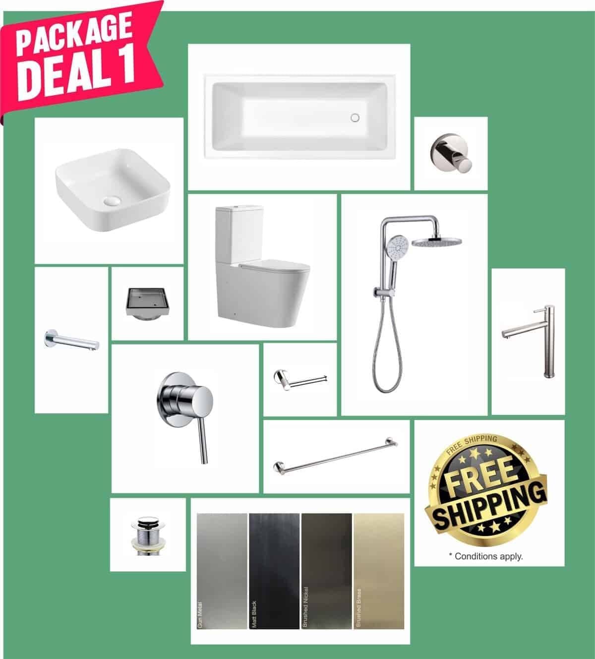 Complete Bathroom Package Deal 1 – Builders Warehouse Online