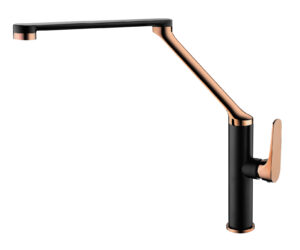 EXON Sink Mixer - Rose Gold / Black