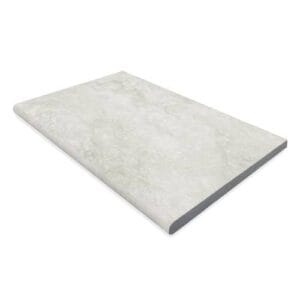 Porcelain tile slab for flooring and wall decoration with a light marble-like texture, ideal for interior design projects.