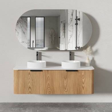Vanity with stone top – modern bathroom vanity with premium stone finish from Builders Warehouse Online