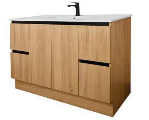 Premium floor standing bathroom vanity in modern design – Builders Warehouse Online