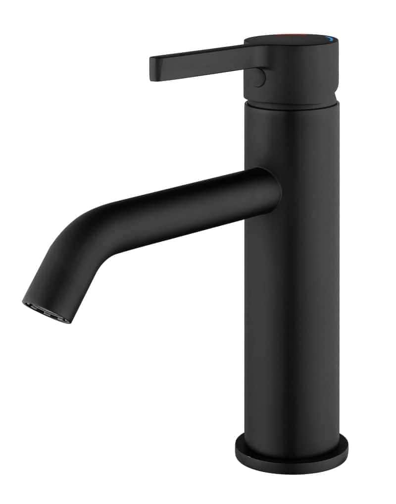 Sleek matte black basin mixer – premium finish from Builders Warehouse Online