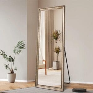 Retro Full Length 80cm x 180cm Bronze Frame Vintage Rectangular Dressing Mirror