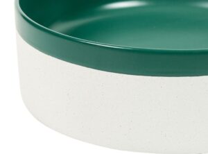 Colour Plus-37 Round Above-Counter Basin – Matte Green