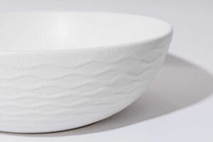 Polar-40-Wavy Textured White