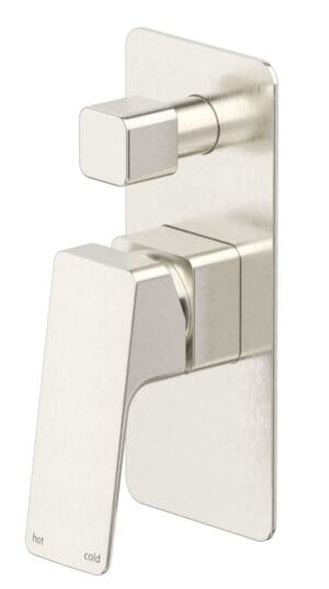 Tiago Shower Mixer Diverter - TRIM KIT ONLY - Brushed Nickel