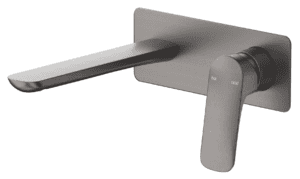 Kaza Wall-Spout Combo - 1P - TRIM KIT ONLY - Gunmetal