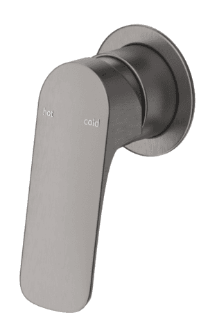 Kaza Shower Mixer - Round Plate - TRIM KIT ONLY - Gunmetal