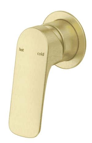 Kaza Shower Mixer - Round Plate - TRIM KIT ONLY - French Gold- French Gold