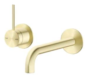 Mica Wall-Spout Combo - 2P - Reverse - TRIM KIT ONLY- French Gold
