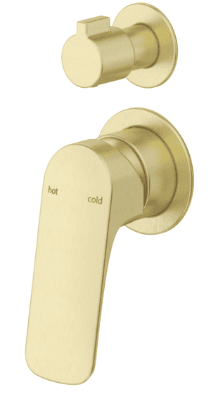 Kaza Shower Mixer Diverter - 2P - TRIM KIT ONLY - French Gold- French Gold