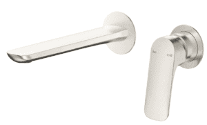 Kaza Wall-Spout Combo - 2P - TRIM KIT ONLY - Brushed Nickel