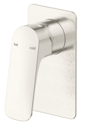 Kaza Shower Mixer - Square Plate - TRIM KIT ONLY - Brushed Nickel