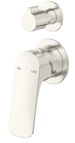 Kaza Shower Mixer Diverter - 2P - TRIM KIT ONLY - Brushed Nickel