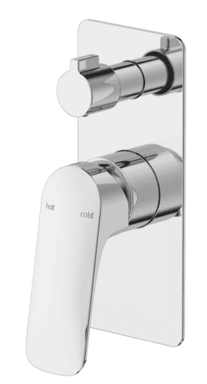 Kaza Shower Mixer Diverter - 1P - TRIM KIT ONLY - Chrome