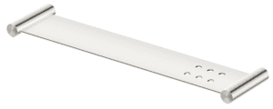 Mica Stainless Shelf - 400mm - Brushed Nickel