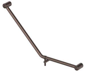 Mica Care Grab Rail - 45 Degree - 450x650mm - Dusk Bronze