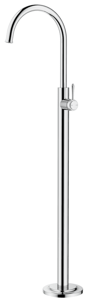 Mica Heritage Freestanding Bath Mixer - Chrome