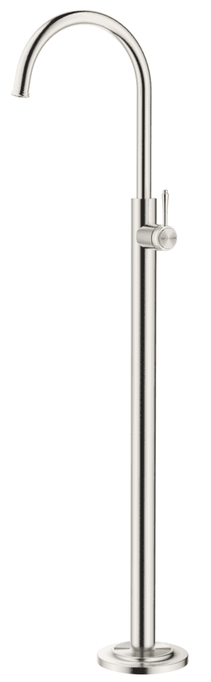 Mica Heritage Freestanding Bath Mixer - Brushed Nickel