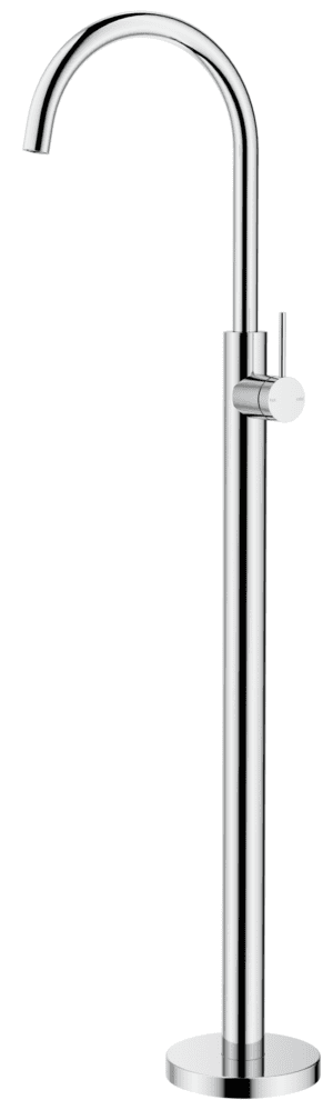 Mica Freestanding Bath Mixer - Chrome