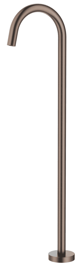Mica Freestanding Bath Spout - Dusk Bronze