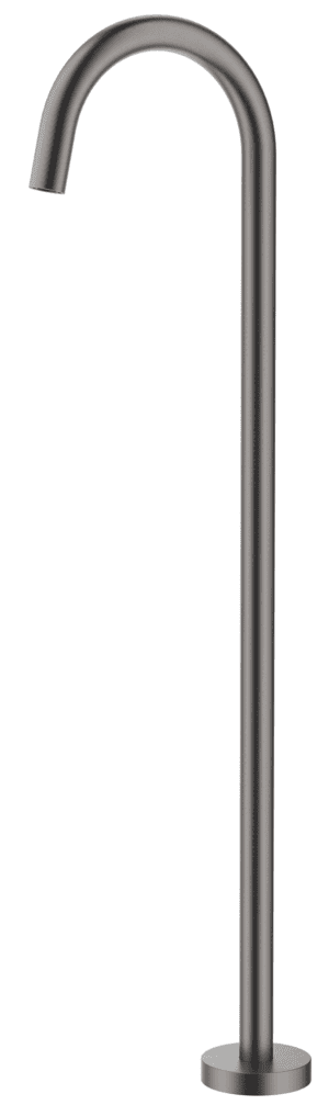 Mica Freestanding Bath Spout - Gunmetal