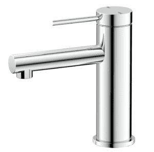 Mica Basin Mixer Straight - Chrome