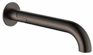 Mica Swivel Bath Spout - Curved - Dusk Bronze