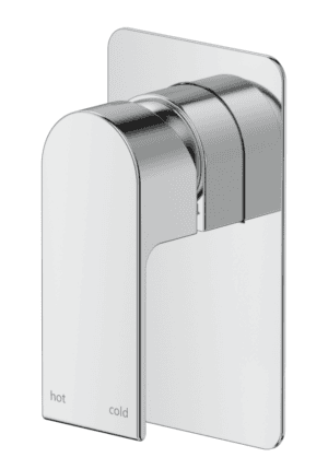 Beki Shower Mixer - Square Plate - TRIM KIT ONLY - Chrome