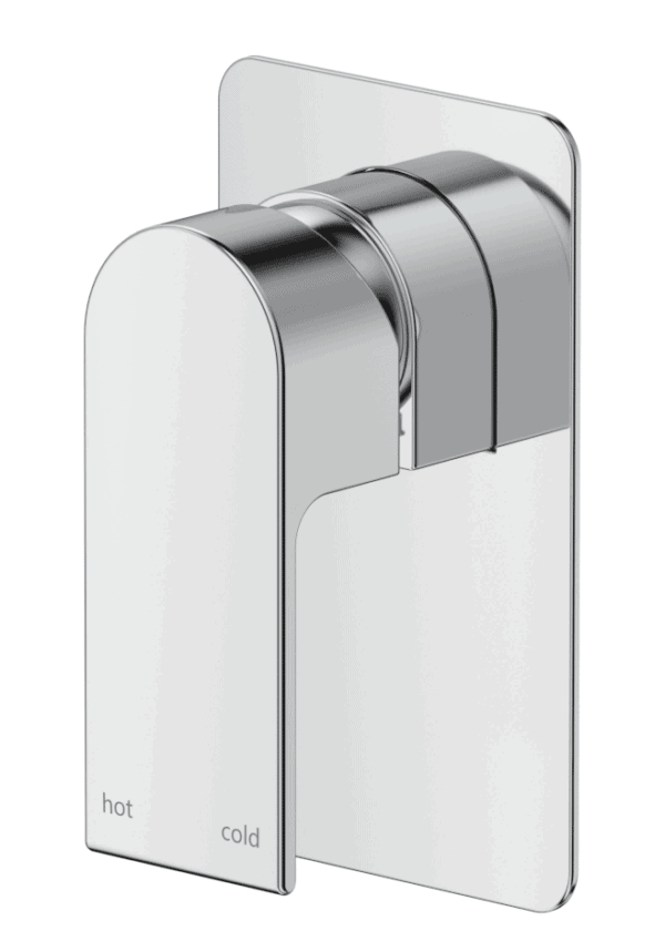 Beki Shower Mixer - Square Plate - TRIM KIT ONLY - Chrome