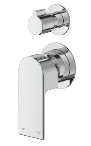Eleniko Shower Mixer Diverter - 2P - TRIM KIT ONLY - Chrome