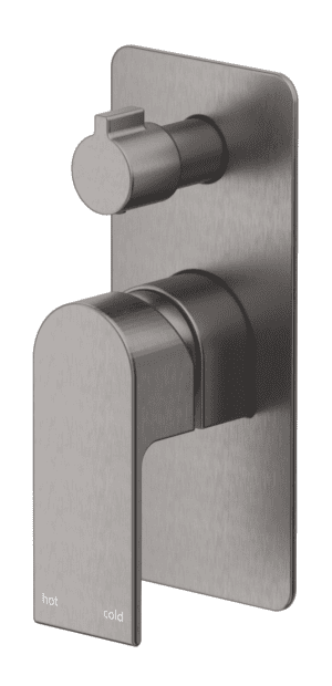 Beki Shower Mixer Diverter - 1P - TRIM KIT ONLY - Gunmetal