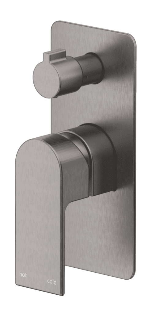 Beki Shower Mixer Diverter - 1P - TRIM KIT ONLY - Gunmetal